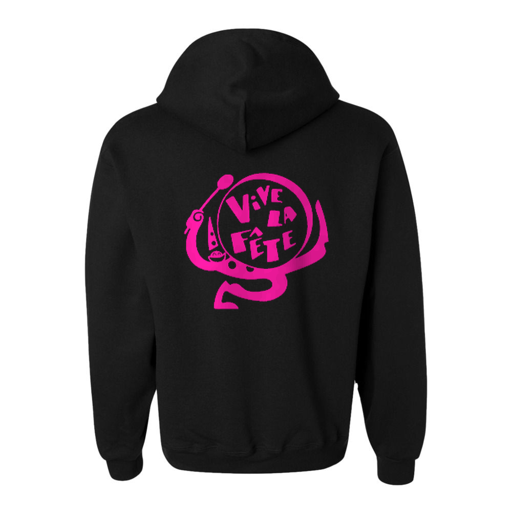 Hoodie Vive la Fête !, vu de dos
