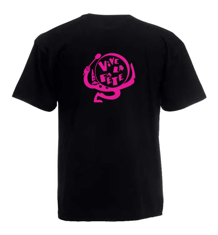 T-shirt Vive la Fête !, vu de dos
